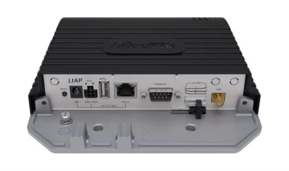 MikroTik (RBLtAP-2HnD) Compact weatherproof wireless access point with 2 miniPCiE slots 3 SIM slots