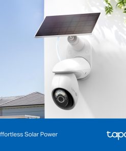 TP-Link Tapo C660 kamera + Tapo A201 Solar panel 4K 8MP(3840×2160 px), F1.6, Full-Color Night Vision, microSD, 2×Spotlights, dvosmjerni audio, detekcija pokreta, vodootporna IP65, Wi-Fi, Tapo app