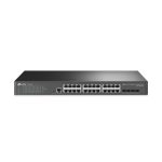 TP-Link Omada JetStream 24-port Gigabit Smart preklopnik (Switch), 24×10/100/1000M RJ45 ports, 4×Gigabit SFP, 1U 19" rack mount