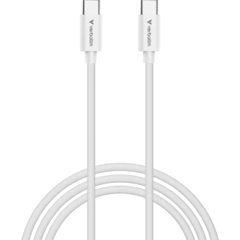 Verbatim Essentials Sync & Charge kabel USB-C na USB-C, M/M, 100 W PD3.0, bijeli, 3.0m