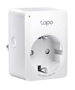 TP-Link Tapo Smart WiFi Plug Matter Standard, 2.4GHz, 802.11b/g/n, BT4.2, Tapo app, kontrola potrošnje energije, Timer/Schedule postavke, Glasovna kotrola Amazon Alexa/Google Assistant