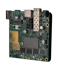 Mikrotik L23UGSR-5HaxD2HaxD RouterBOARD, ARM IPQ-5010 800MHz CPU, 256MB RAM, 1x 2.5Gbps SFP, 1x GLAN, 2.4GHz 802.11ax and 5GHz 802.11ax Dual Chain Wireless radios, USB, SIM, RouterOS L4