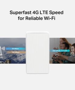 Mercusys bežični N 4G LTE usmjerivač (Router) 300Mbps (2.4GHz), 802.11b/g/n, interni 4G modem, 1×LAN/1×WAN, utor za SIM karticu