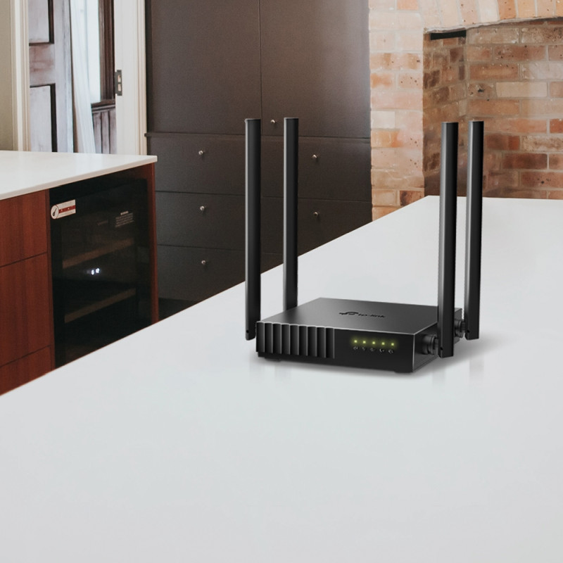 TP-Link AC1200 Archer C54 bežični usmjerivač (Dual-Band Router) 300Mbps/867Mbps (2.4GHz/5GHz), 802.11a/b/g/n/ac, 1×WAN, 4×LAN, 4xfiksne antene