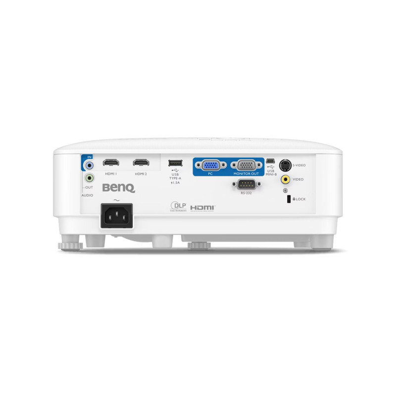 BenQ MS560 SVGA (800×600) DLP projektor, 4:3, 4000lm, 20000:1, 2×HDMI, VGA, USB-A, RS232, zvučnik