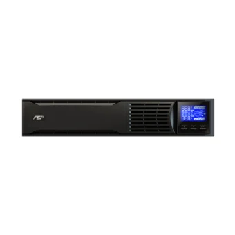 Fortron Source UPS Champ Rack 1000VA/900W, On-line double conversion, USB, RS-232, 3×Schuko, 2×9Ah, LCD
