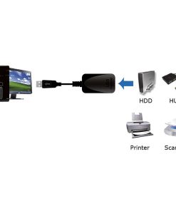 Roline USB3.0 aktivni produžni kabel sa ponavljačem, 5.0m, crni