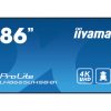 IIYAMA 86" LH8665UHSB-B1 4K UHD (3840x2160) IPS Signage 24/7, 800 cd/m2, 1200:1, Android OS, E-Share, iiSignage2