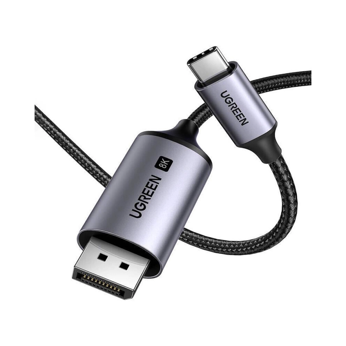 UGREEN kabel , USB C (M) na Displayport (M), 2m, 8K@60Hz, crni