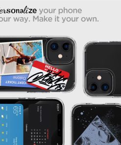 Spigen Ultra Hybrid, zaštitna maska za telefon, prozirna - iPhone 12 mini