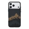 Rixus Alpine Ultra-Slim Case With MagSafe Compatible RXD082 For Apple iPhone 17 Pro, 18 Pro Mountain Black