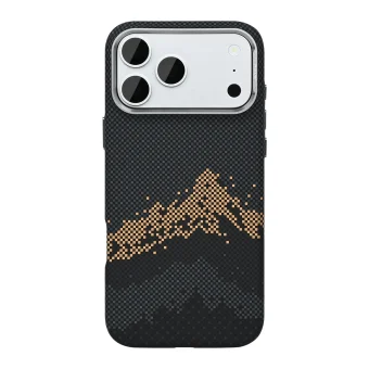Rixus Alpine Ultra-Slim Case With MagSafe Compatible RXD082 For Apple iPhone 17 Pro, 18 Pro Mountain Black