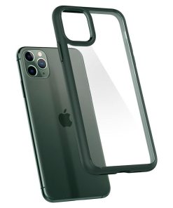 Spigen Ultra Hybrid, zaštitna maska za telefon, midnight green - iPhone 11 Pro (ACS00417)