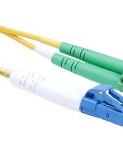 NFO Patch cord, LC UPC-LC APC, Singlemode 9 125, G.657A2, 3mm, Duplex, 2m