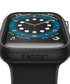 Spigen Thin Fit, zaštitna maska za Apple pametni sat, crna - Apple Watch SE 2022/6/SE/5/4 (44mm)