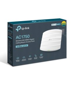 TP-Link Omada AC1750 bežična pristupna točka zidna/stropna (AP) 450Mbps/1300Mbps (2.4GHz/5GHz), 802.11ac/n/g/b/a, 2×G-LAN, podrška za PoE 802.3af/at, 6×interna antena