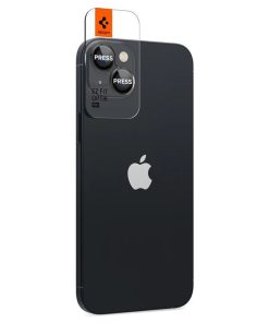 Spigen Glass EZ Fit Optik Pro, zaštitno staklo za kameru telefona, 2 kom, crno - iPhone 14/iPhone 14 Plus (AGL05213)