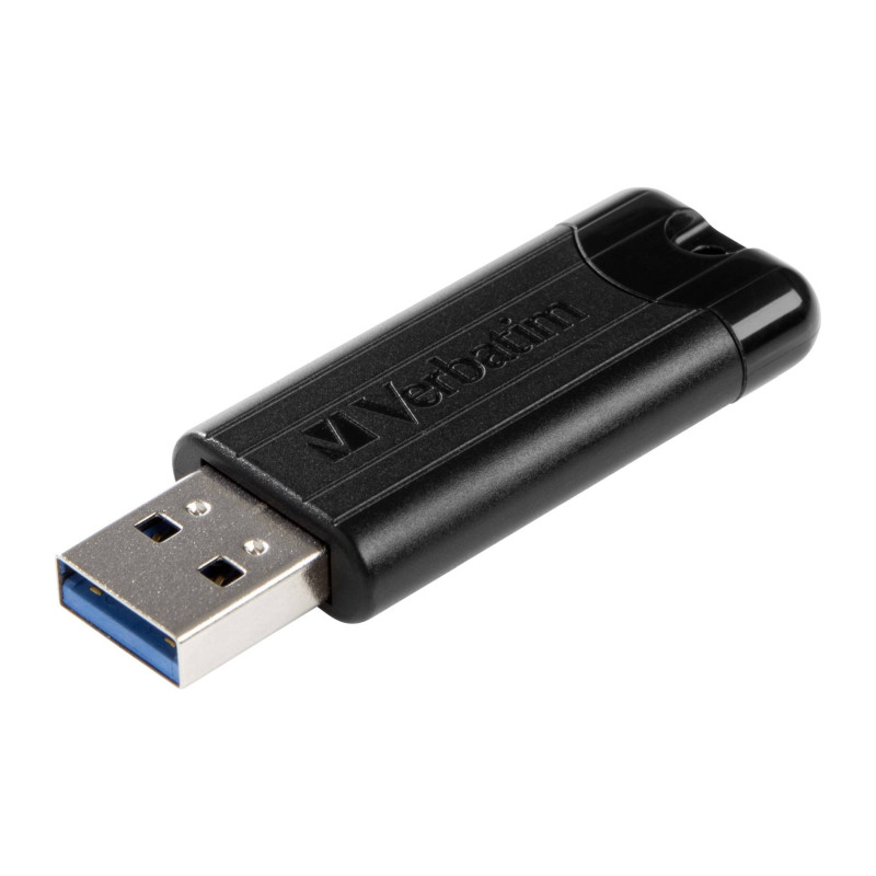 Verbatim PinStripe 256GB USB3.2 Gen1, crni
