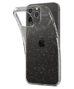 Spigen Liquid Crystal Glitter, zaštitna maska za telefon, prozirna clear-iPhone 12/Pro