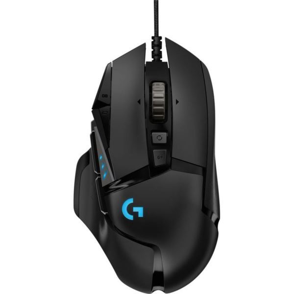 Logitech G502 Hero, Black, Gaming Mouse