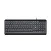 NaviaTec K105 USB Wired Keyboard, 104 keys, HR layout