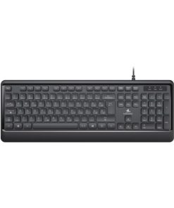 NaviaTec K105 USB Wired Keyboard, 104 keys, HR layout