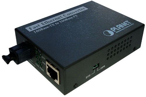 Planet Converter 100Mbps RJ45 to 100FX WDM TX1310 (SC, SM) Converter 20km