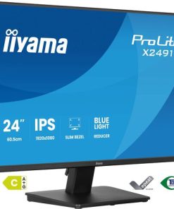 IIYAMA 24" X2491H-B1 FHD (1920x1080) IPS, 120Hz, 1ms, 350cd/m2, HDMI, DP