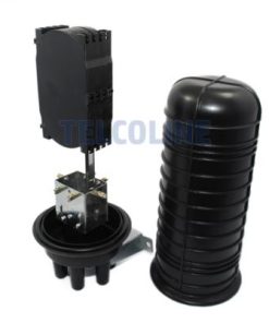 NFO Splice Closure 96F, 4 round entries, 1 oval, 4 trays, Height 450 mm, Pole and Wall mount