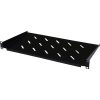 NaviaTec 19" polica za mrežni ormar, 250 mm, 1U, Cantilever, crna
