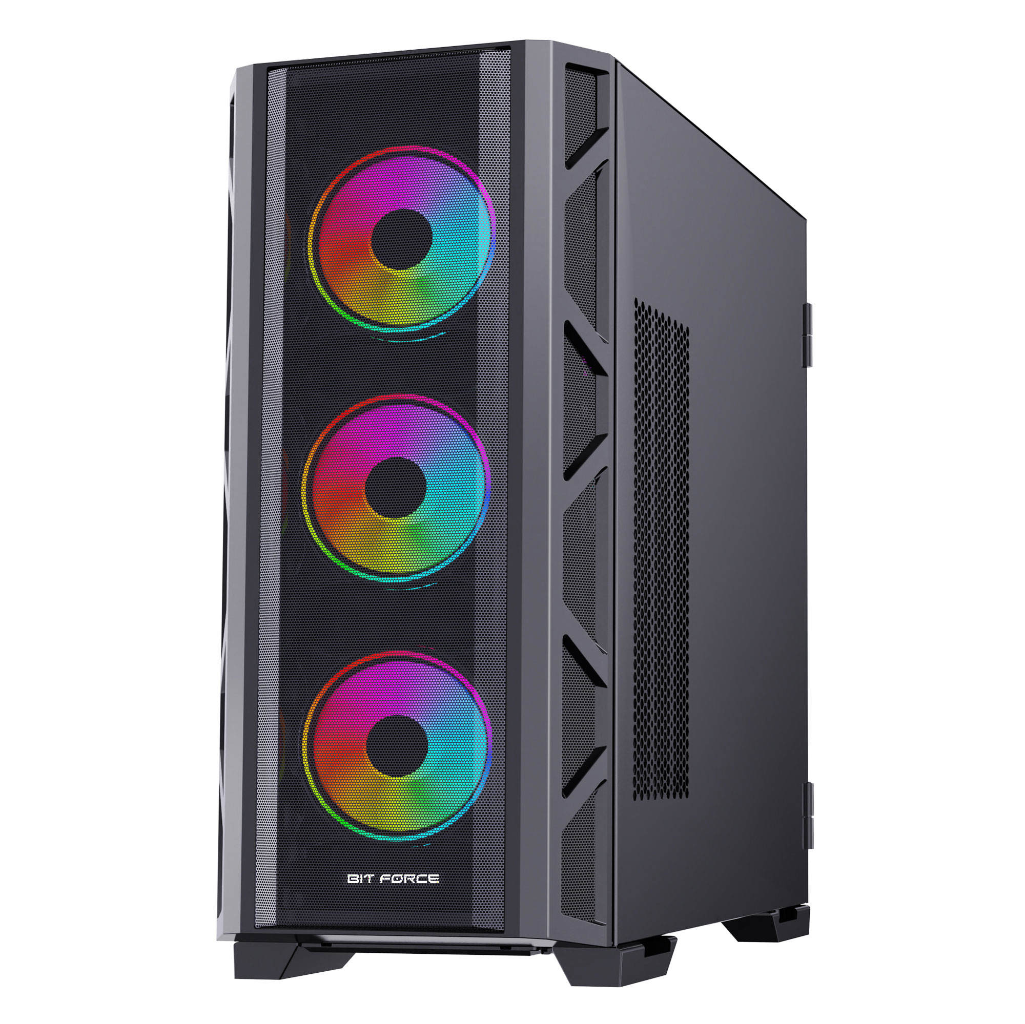 Bit Force GIANT ARGB-TMC4 Gaming E-ATX, Full-Tower kućište bez napajanja, crno