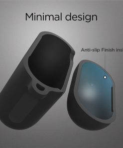Spigen Silicone case, zaštitna maska za AirPods, crna - AirPods 1/2019 (066CS24808)