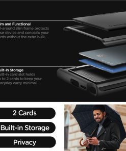 Spigen Slim Armor CS, black zaštitna maska za telefon - Samsung Galaxy S24 Ultra (ACS07306)