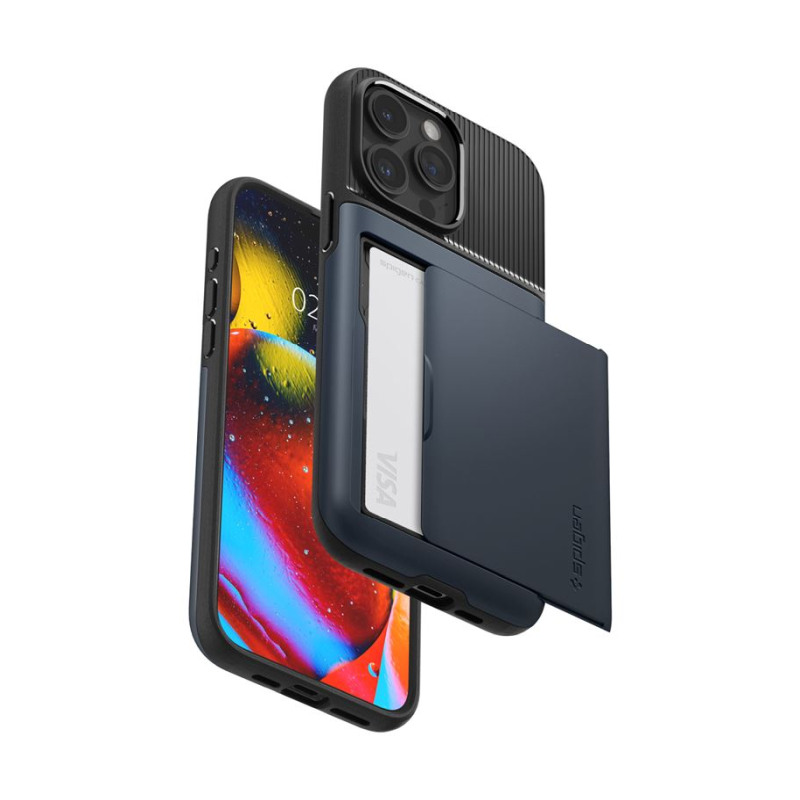 Spigen Slim Armor CS, metal slate - iPhone 15 Pro (ACS06730)