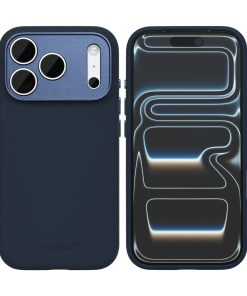 Rixus ProShield Case For Apple iPhone 17 Pro, 18 Pro Dark Blue