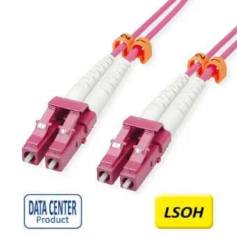 Roline VALUE optički mrežni kabel 50/125µm LC/LC Duplex, OM4, LSOH, ljubičasti, 2.0m