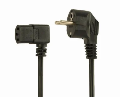 Gembird Power cord (right angled C13), 1.00 mm2, 10 A, 1.5 m