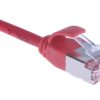 Masterlan comfort patch cable U FTP, extra slim, Cat6A, 0,25m, red, LSZH
