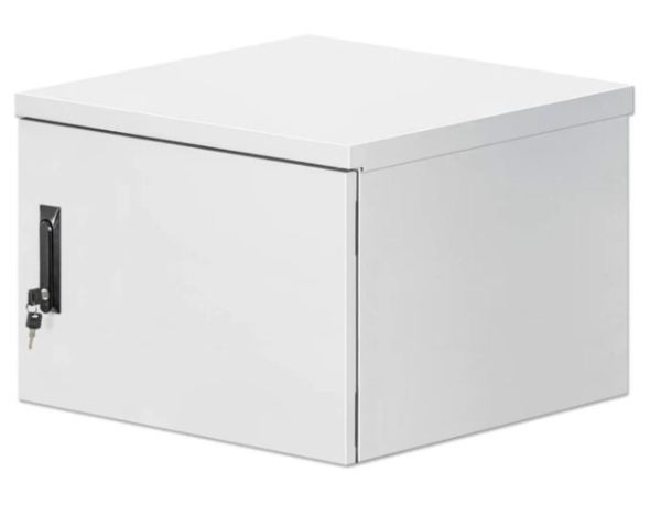 Intellinet Industrial IP55 19" Wall Mount Cabinet with Integrated Fans, 9U