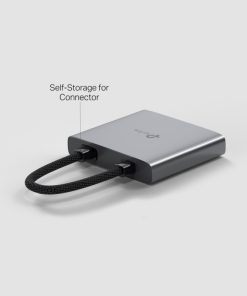 TP-Link 3-portni USB-C HUB 1xUSB-A, 1xUSB-C PD, 1x HDMI 4K 60Hz, crni
