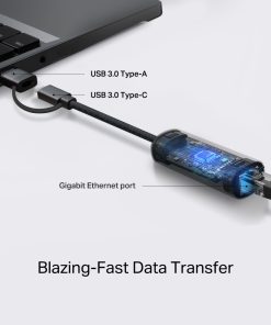 TP-Link USB-C/USB-A na Gigabit mrežni adapter