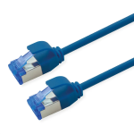 Roline S/FTP (PiMF) Data Center mrežni kabel, Cat.6A (Class EA), slim, LSOH, tangle free, 10m, plavi