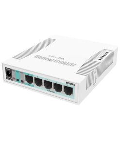 Mikrotik Cloud Smart Switch CSS106-5G-1S (RB260GS) 5-port Gigabit smart preklopnik sa SFP cage, SwOS, plastično kućište, PSU