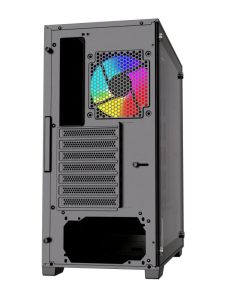 Bit Force VOLTRON ARGB-4 Gaming Midi Tower ATX kućište bez napajanja, crno