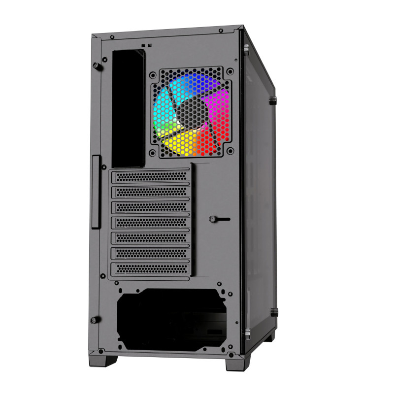 Bit Force VOLTRON ARGB-4 Gaming Midi Tower ATX kućište bez napajanja, crno