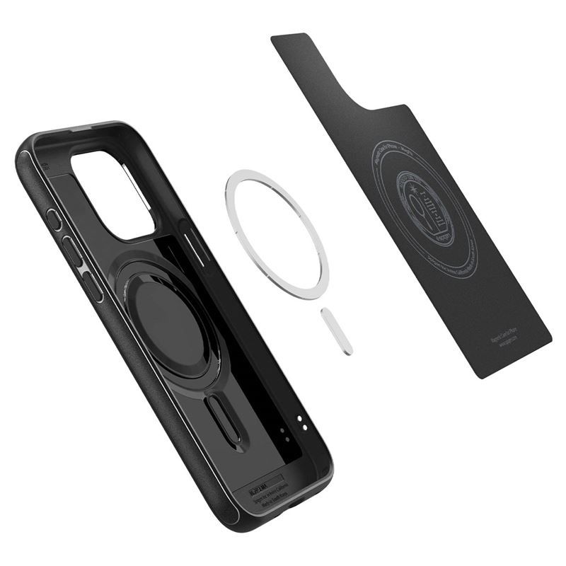 Spigen Mag Armor MagSafe, matte black - iPhone 15 Pro Max