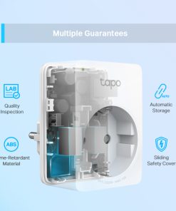 TP-Link Tapo Smart WiFi plug 2.4GHz, 802.11b/g/n, BT4.2, Tapo app, Wi-Fi kontrola, Timer/Schedule postavke, Glasovna kotrola Amazon Alexa/Google Assistant
