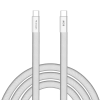 Verbatim Sync & Charge SoftTouch kabel USB-C na USB-C, M/M, 60W PD3.0, bijeli, 1.2m