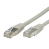 Roline VALUE S/FTP (PiMF) mrežni kabel oklopljeni Cat.6, 1.0m, sivi