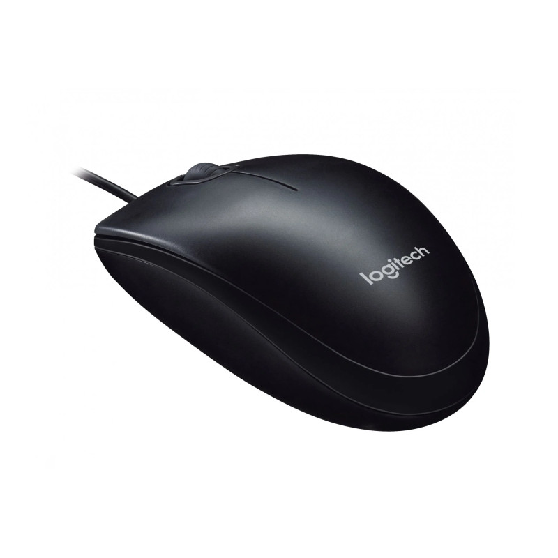 Logitech M90 optički miš, USB, sivi (910-001793)